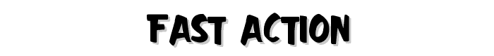 Fast Action font